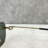  Mắt Kính Cartier Green/Black Pilot-frame Sunglasses 