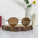  Mắt kính Ferragamo Brown Aviator Men 