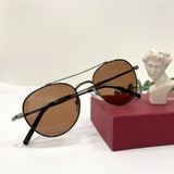  Mắt kính Ferragamo Brown Aviator Men 