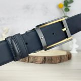  Thắt lưng Monblanc Black/ White 35 mm leather belt 