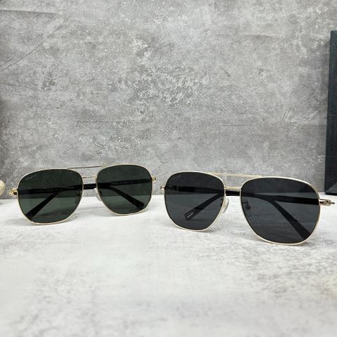  Mắt Kính Salvatore Ferragamo Green/Grey Square Sunglasses Cao Cấp 