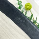  Thắt lưng Monblanc Black/ White 35 mm leather belt 