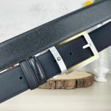  Thắt lưng Monblanc Black/ White 35 mm leather belt 