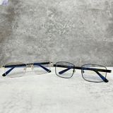  Mắt Kính Gucci Demo Rectangular Men's Eyeglasses 