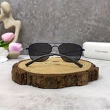  Kính mát CALVIN KLEIN Grey Navigator Unisex Sunglasses 