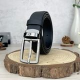  Thắt lưng Monblanc Black 30 mm leather belt 