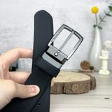  Thắt lưng Monblanc Black 30 mm leather belt 