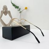  Mắt kính Monblanc Rectangular Black/Gold/Havana Eyeglasses MB0083OK 