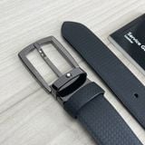  Thắt lưng Monblanc Black 30 mm leather belt 
