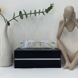  Mắt kính MonBlanc Silver Metal Rectangle 