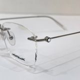  Mắt kính MonBlanc Silver Metal Rectangle 