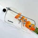  Mắt kính MonBlanc Silver Metal Rectangle 