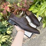  Giày tây Homme Genova - Black/Brown Genuine Leather Derby Italian Shoes 