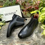  [HÀNG ORDER] Homme Chieti - Classic Italian Black/Brown Leather Boot 