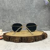  Mắt Kính Ray-Ban Hexagonal Flat Lens Blue Unisex Sunglasses Cao Cấp 