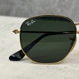  Kính Mát Ray-Ban Hexagonal Flat Lenses Green Classic G-15 Unisex Sunglasses 