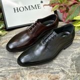 [HÀNG ORDER] Homme Viterbo - Men's Plain Toe Brogues Oxfords Formal Shoes 