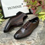  [HÀNG ORDER] Homme Viterbo - Men's Plain Toe Brogues Oxfords Formal Shoes 