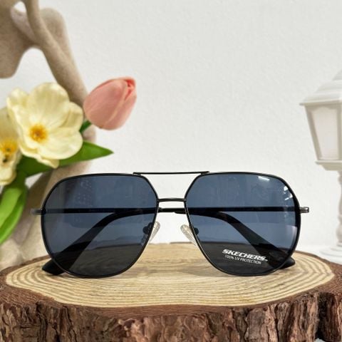  Mắt kính nam SKECHERS Blue Pilot Men's Sunglasses 