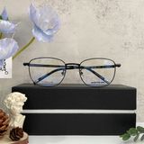  Mắt kính Monblanc - MB0134O Semi Matte Black Round Men Eyeglasses 