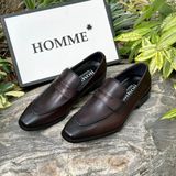  [HÀNG ORDER] Homme Fiumicino - Classic Loafer Italian Leather Dress Shoes 