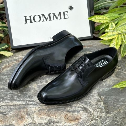  [HÀNG ORDER] Homme Altamura - Brown/Black Patina Derby Shoes 