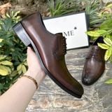  [HÀNG ORDER] Homme Altamura - Brown/Black Patina Derby Shoes 