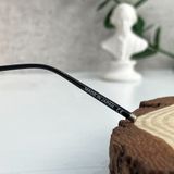  Mắt kính cận Monblanc MB0161O 001 Black-Silver Glasses 