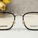  Mắt kính Monblanc Established Gold Eyeglasses MB0161O 