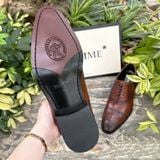  [HÀNG ORDER] Homme Bisceglie – Elegant Cap Toe Semi Brogue Oxford Shoes 