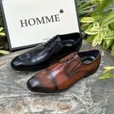  [HÀNG ORDER] Homme Teramo - Men's Classic Patina Derby Shoes 