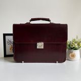  Cặp da Homme Ferrara - Handcrafted Leather Briefcase 
