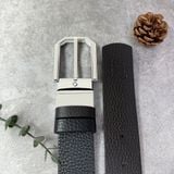  Thắt Lưng Cao Cấp Montblanc Black/Brown Reversible 35mm Genuine Leather Belt 