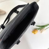  Cặp da đeo chéo Burberry Charcoal Check messenger bag 