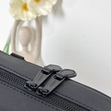  Cặp da doanh nhân Burberry Check Logo Plaque Briefcase in Coated Canvas 