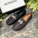  Giày lười Homme Florence - Square Toe Italian Leather Loafer 
