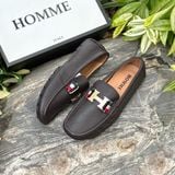  Giày lười Homme Florence - Square Toe Italian Leather Loafer 