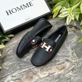  Giày lười Homme Florence - Square Toe Italian Leather Loafer 