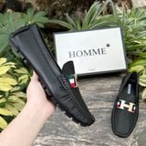  Giày lười Homme Florence - Square Toe Italian Leather Loafer 