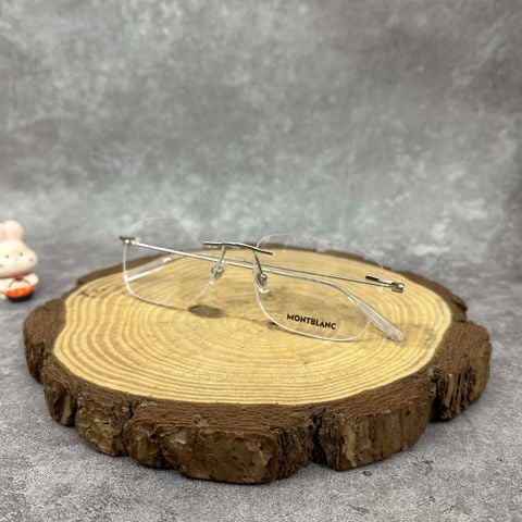  Kính Mắt Montblanc Demo Rectangular Men's Eyeglasses Cao Cấp 