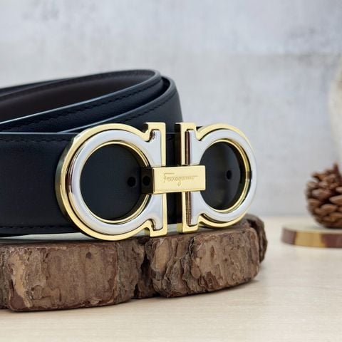  Thắt Lưng Reversible And Adjustable Gancini Belt Cao Cấp 