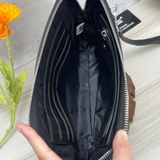  Handbag cầm tay Monblanc Black Meisterstuck Selection 