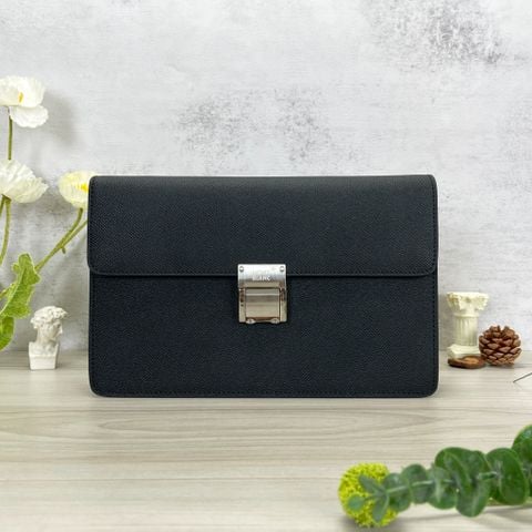  Clutch cầm tay Monblanc Sartorial Crossgrain Leather 