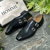  Giày tây Homme Milano - Double Buckle Monk Strap Shoes 