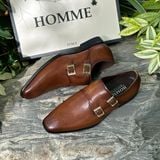  Giày Homme Milano 2.0 - Double Buckle Monk Strap Shoes 