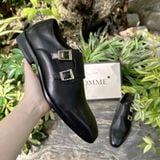  Giày Homme Milano 2.0 - Double Buckle Monk Strap Shoes 