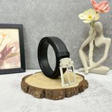  Thắt Lưng Nam MontBlanc Westside Belt In Black Leather 35mm 