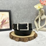  Thắt Lưng Nam MontBlanc Westside Belt In Black Leather 35mm 