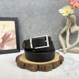  Thắt Lưng Nam MontBlanc Westside Belt In Black Leather 35mm 
