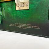  Cặp da điêu khắc Homme Handcrafted-carved Briefcase - version Vatican 